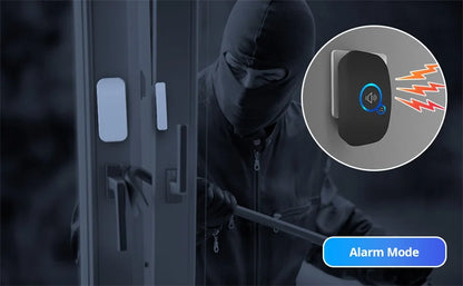 Wireless Doorbell FullHouse Waterproof Door Chime Kit Includes Push Button Transmitter and Plug In Receiver