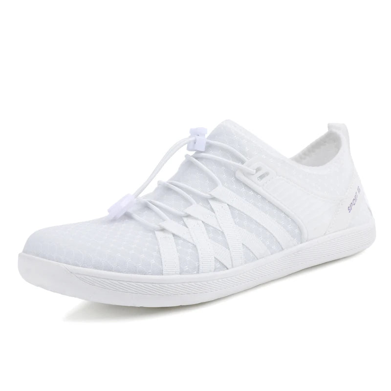 New Minimalist Shoes for Men Wide Toe Barefoot Casual Sneakers Women Mesh Breathable Unisex Sneakers Lightweight Walking Shoes