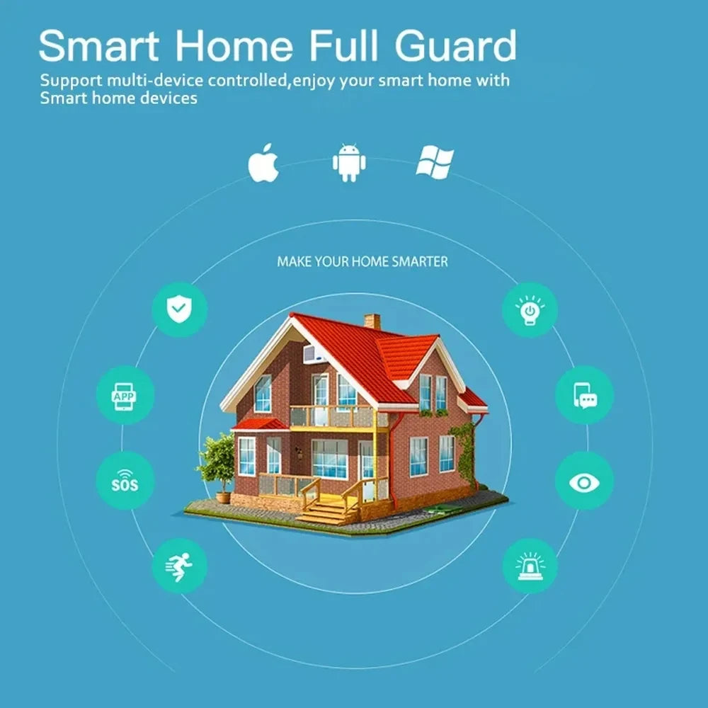 Zigbee Door Window Sensor Open Close Detector Smart Home Security Alarm Burglar Door Sensor Works With Alexa Home Assistant Z2M