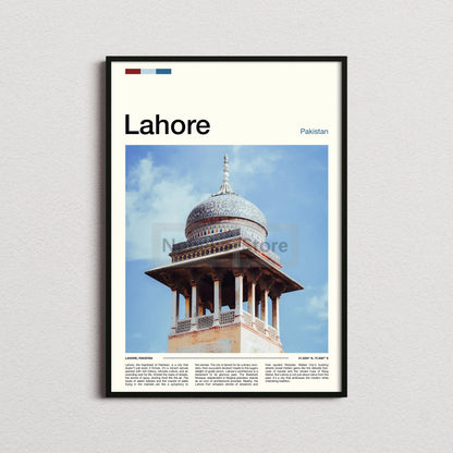 Canvas Painting Wall Art Pictures Asia Pakistan Travel Posters Lahore Karachi City Landscape Prints Home Room Modern Decor Gift