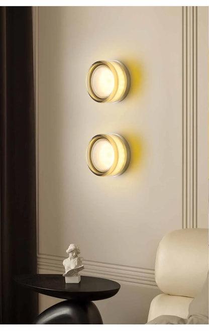Nordic LED Wall Lamp Designer Small Wall Sconces Bedside Room Decor Light Living Room Hotel Aisle Smoke Grey Lighting Fixture