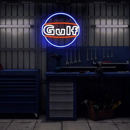 1 neon light is used for garage decoration, LED signs for bar cave wall decoration, lubrication store display lighting.