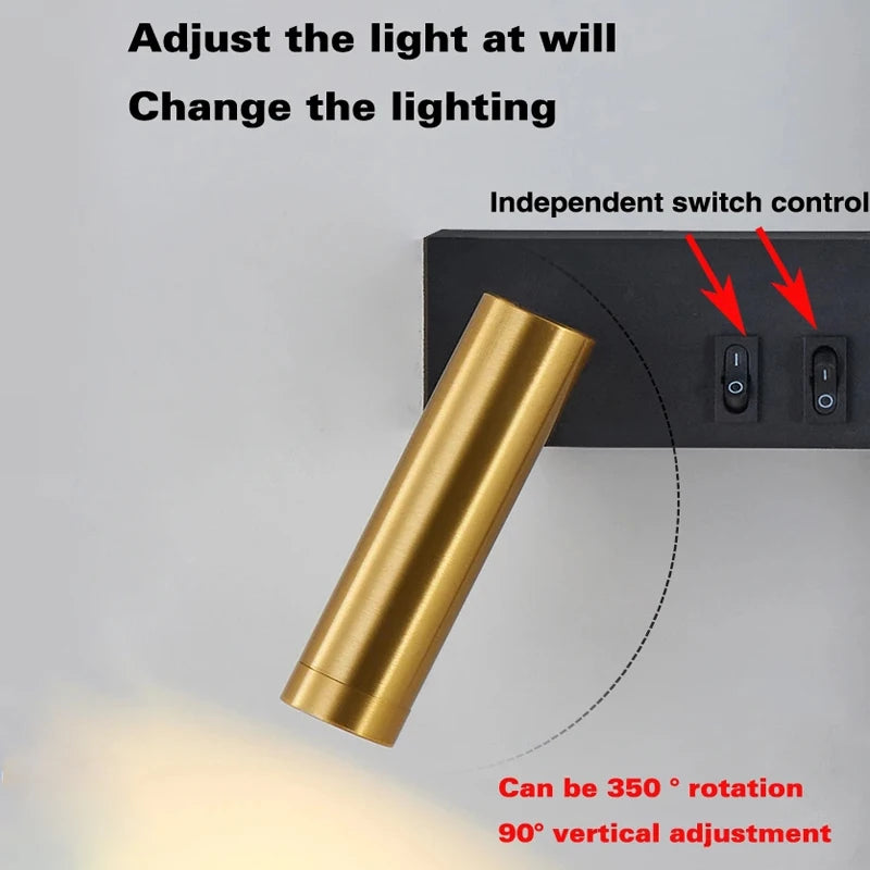 Nordic Led Wall Lamp Interior Lighting Fixture for Home Tv Bedside Living Room Corridor Decoration Modern Wall Light Sconces
