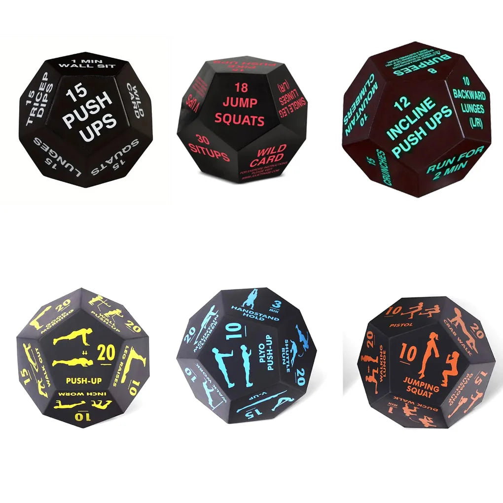 Fitness Game Dice PU Foam 12 Sides Rounded Numbers DiceEnjoy New Exercise Methods Anywhere Add Surprise Fun To Fitness Routine