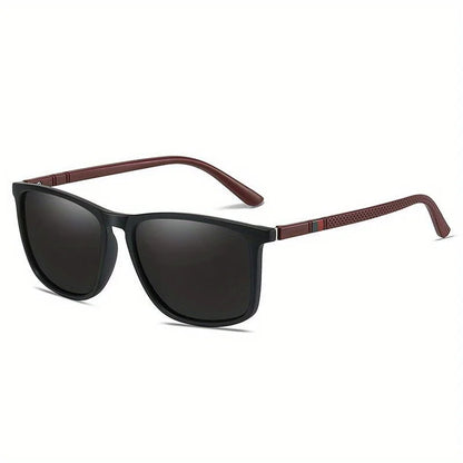 Sports Sunglasses for Men Polarized Comfortable Wear Square Sun Glasses Male Light Weight Eyewear Accessory with Origina UV400