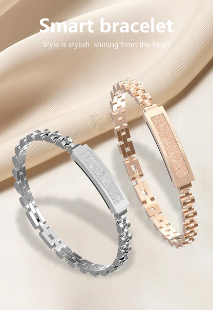 2025 New Smart Watch Pedometer Health Smart Bracelet Women Men Sports Fitness Waterproof Heart Rate Sleep Monitoring Wristbands