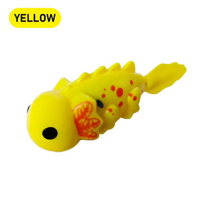 Children's Holiday Gift Bath Electronic Interactive Toy Light Swimming Fishing Simulation Color Pet Fish