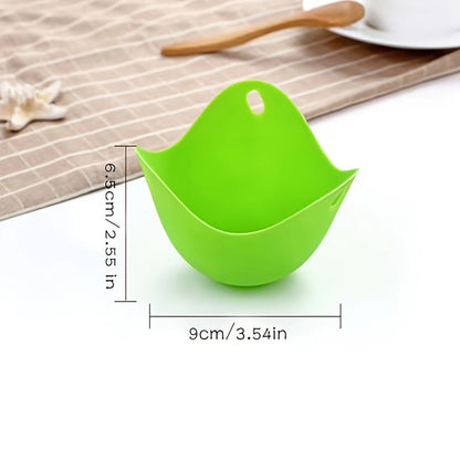 Silicone Egg Poacher Cups Egg Boiler Mold Cup for Microwave Air Fryer Stovetop Eggs Cooking