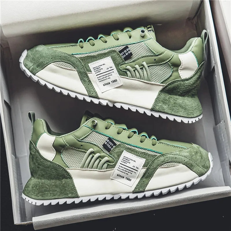 Mens Sneakers Luxury Brand Casual Shoes Breathable Sport Running Shoes Tennis Training Shoes for Men Platform Vulcanize Footwear