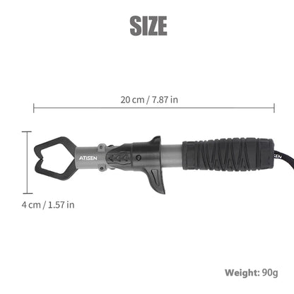 Stainless Steel Fishing Gripper Professional Fishing Lip Grabber Tool, Fish Grabber Clip Fish Control Tackle