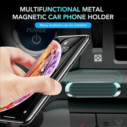 Magnetic Car Phone Holder Suitable for iPhone Xiaomi Huawei Mobile Phone Holder Dashboard Wall Mounted Car Magnet Sticker