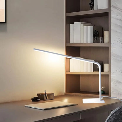 USB powered LED reading desk lamp with eye protection design, adjustable brightness and color change, suitable for home office a