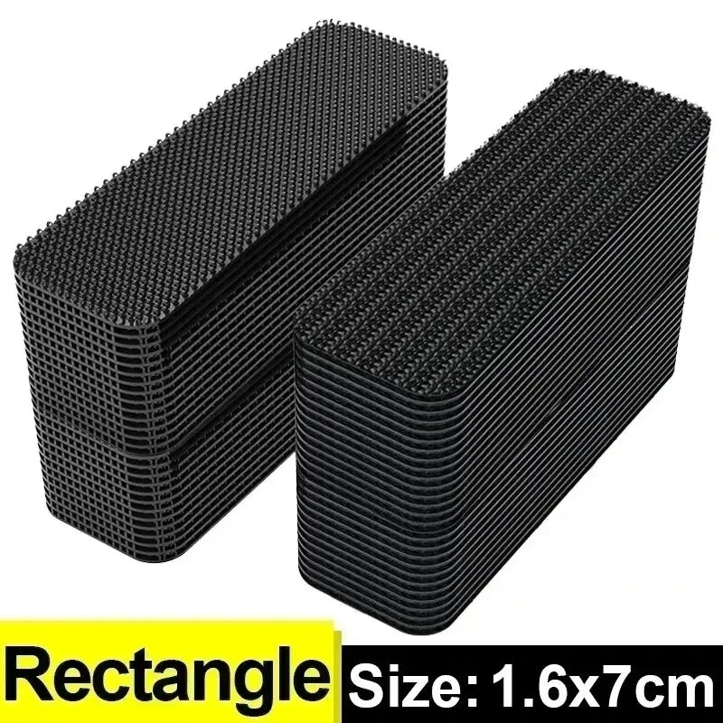 Nylon Double-sided Adhesive Sofa Self-adhesive Foot Pad Invisible Fixing Stickers Punch-free Non-slip Velcro  Self Adhesive