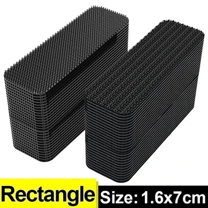 Nylon Double-sided Adhesive Sofa Self-adhesive Foot Pad Invisible Fixing Stickers Punch-free Non-slip Velcro  Self Adhesive