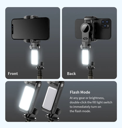 Desktop Gimbal Stabilizer 360° Rotation Smart Track Mode Selfie Stick with Remote Control for iPhone Cell Phone Smartphone