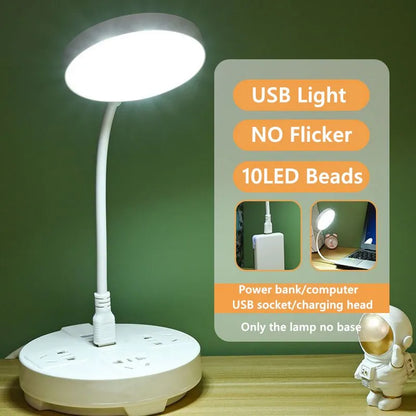 USB Reading Night Lights Lamp LEDs Hight Bright Book Light 5V Flexible Table USB Desk Lamp For Laptop Notebook PC Compute