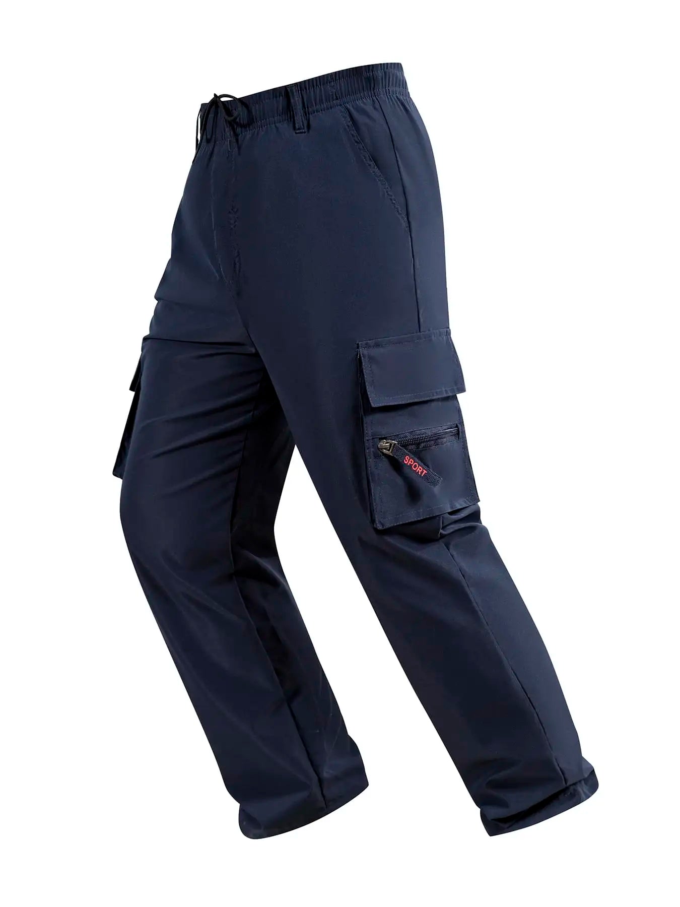 Men's Cargo Pants Spring Autumn Multi-Pockets Work Trousers Outdoor Casual Solid Color Long Pants Hiking Jogger Male Clothing