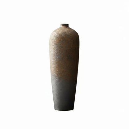 Ceramic Vase, Modern Creative Mini Flower Vessel, Desktop Home Decor, Rustic Pottery Glaze Finish, Oriental design