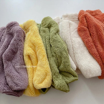 Kids Winter Coats 2025 New Children Outerwear Boy Warm Fleece Jacket Baby Girls Jackets for Autumn Spring Children Clothing