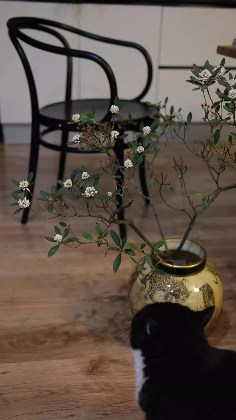 Ceramics Vases Modern Storage Flower Bottle Sculptures Elegant Room Ornaments Home Decoration Table Top Items Holiday Gifts