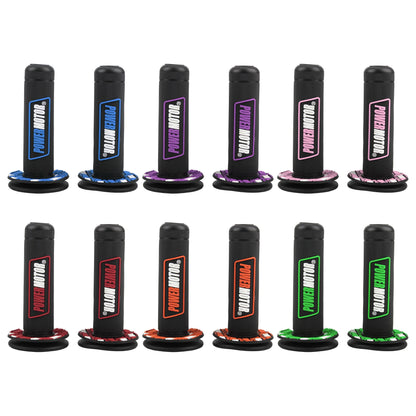 PowerMotor Motorcycle Grips Gel Anti-slip Wear-resistant Shock-absorbing Handle Rubber ATV Scooters Motocross Handle Accessories