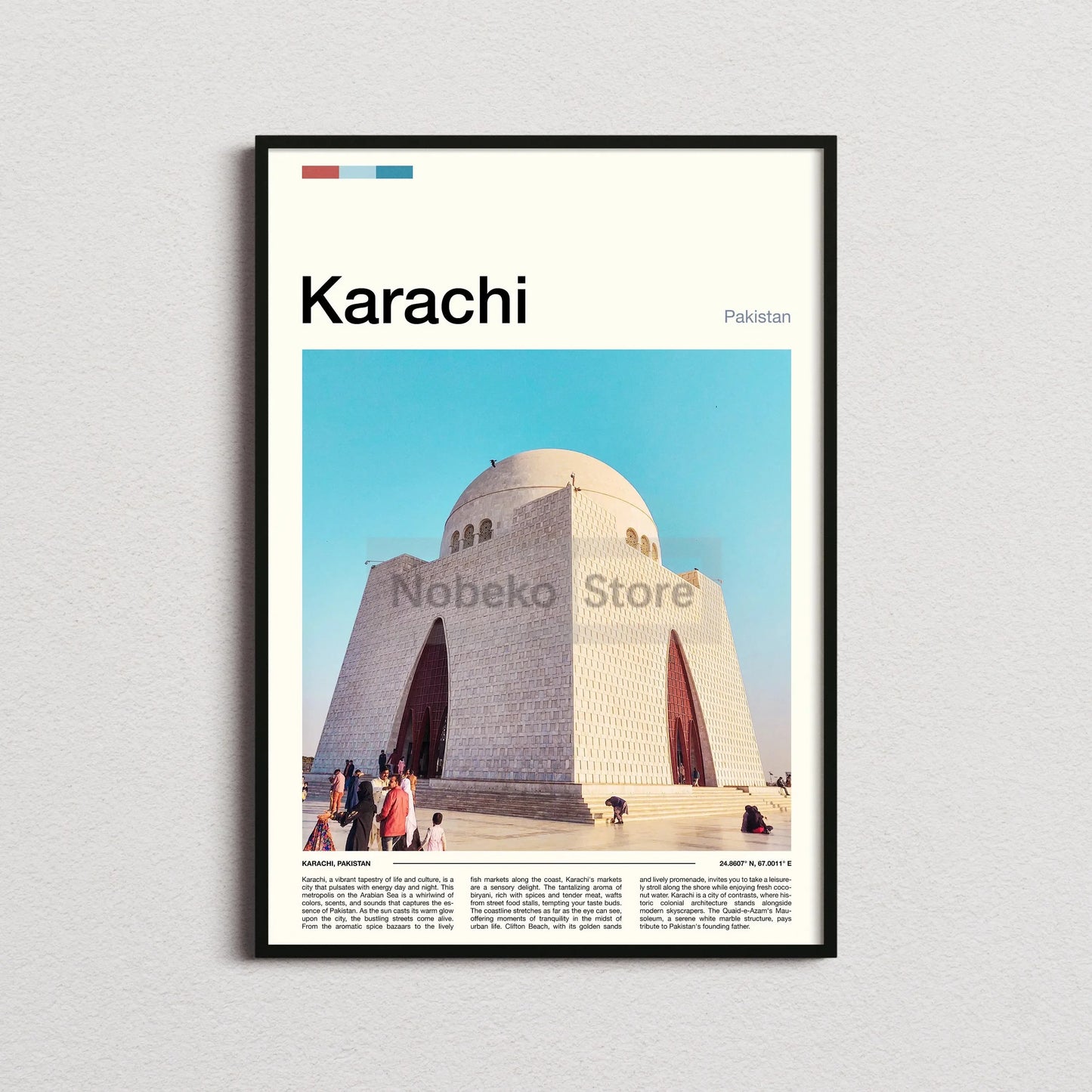 Canvas Painting Wall Art Pictures Asia Pakistan Travel Posters Lahore Karachi City Landscape Prints Home Room Modern Decor Gift