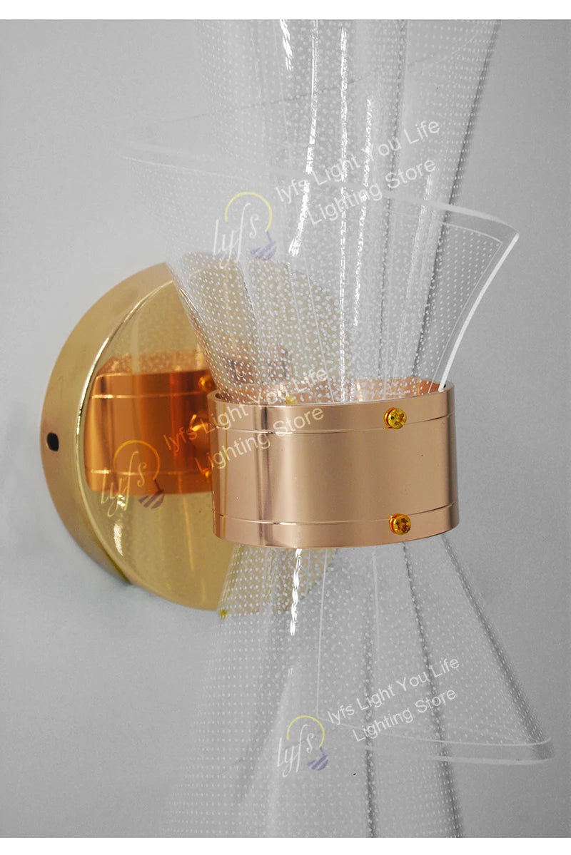 Nordic LED Wall Light Sconce Interior Lighting Lamps For Home Living Room Bedroom Study Corridor Decoration Bedside Wall Lamp