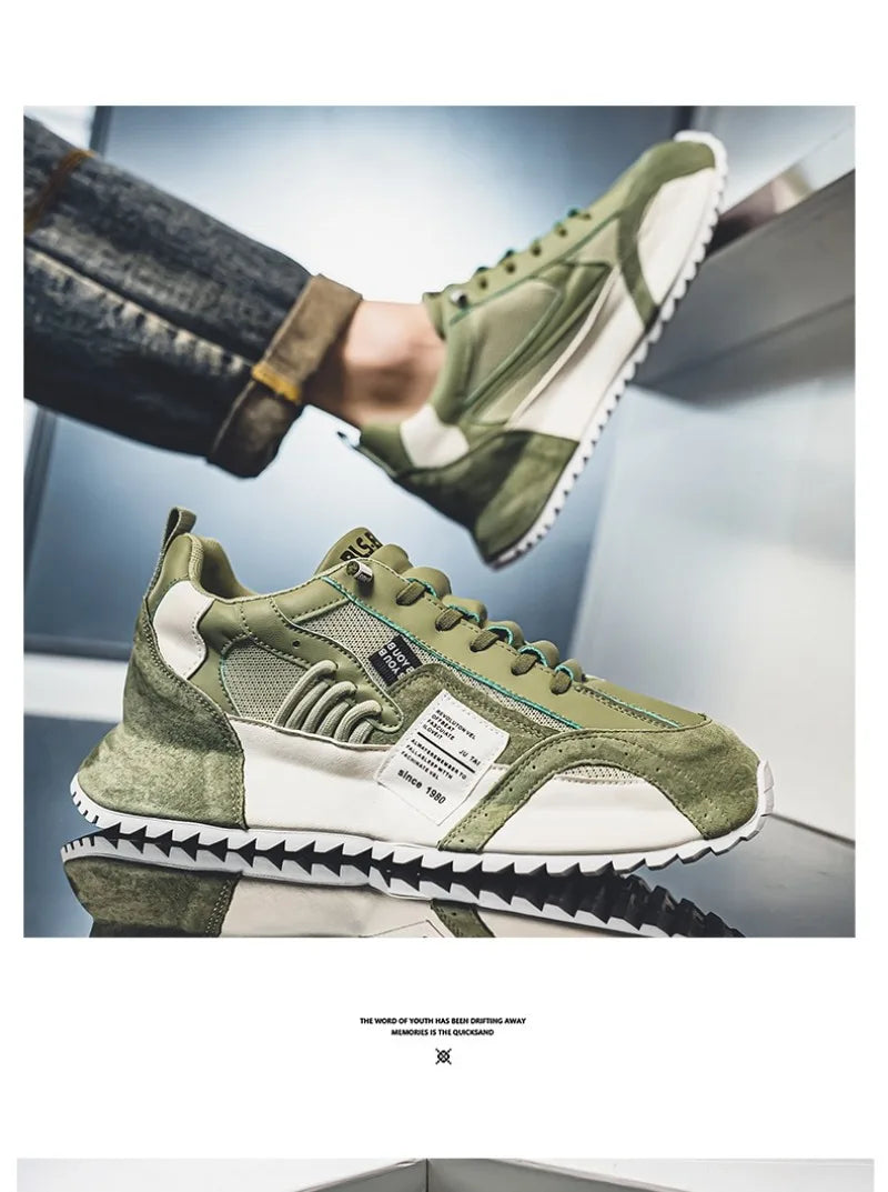 Mens Sneakers Luxury Brand Casual Shoes Breathable Sport Running Shoes Tennis Training Shoes for Men Platform Vulcanize Footwear