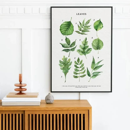 Canvas Painting Wall Art Educational Illustration Prints Poster Animals Plants Insect Fruits Chart Nursery Kids Room Home Decor