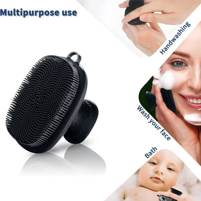 Silicone Face Scrubber for Men and Women Facial Cleansing Brush Silicone Face Wash Brush Manual Cleansing Skin Care Face Brushes