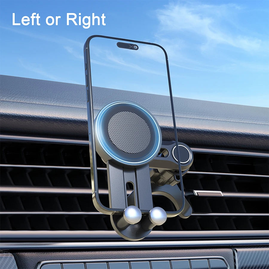 Magnetic Phone Mount for Car Compatible for Magsafe Car Mount, Not Blocking Air Vent, Strengthen Magnetic Car Phone Holder
