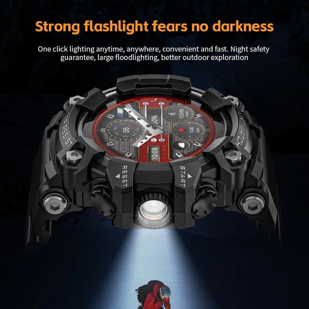 Fitness Tracker Smart Watch for Men Heart Rate Monitor Blood Pressure Smart Watch Suitable for Android IOS