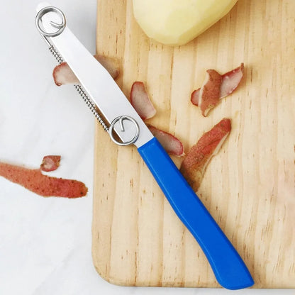 Kitchen Peeler 2 in 1 Vegetable Fruit Peelers Quick Slicing Cutter with Spring Carrot Potato Shredder  Peeler Kitchen Gadgets