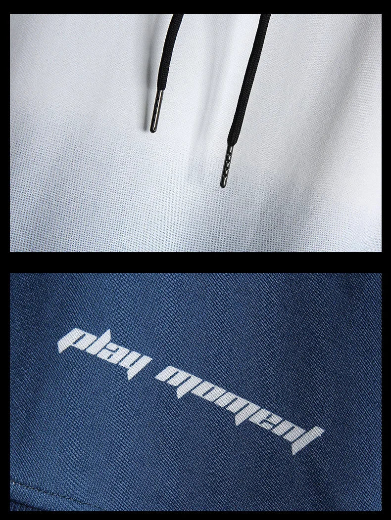 Men's Oversized Hoodies Pullover Sweatshirts Harajuku Hip Hop Loose Hoodie Mens Streetwear 2025 Autumn Winter Men Print Clothing