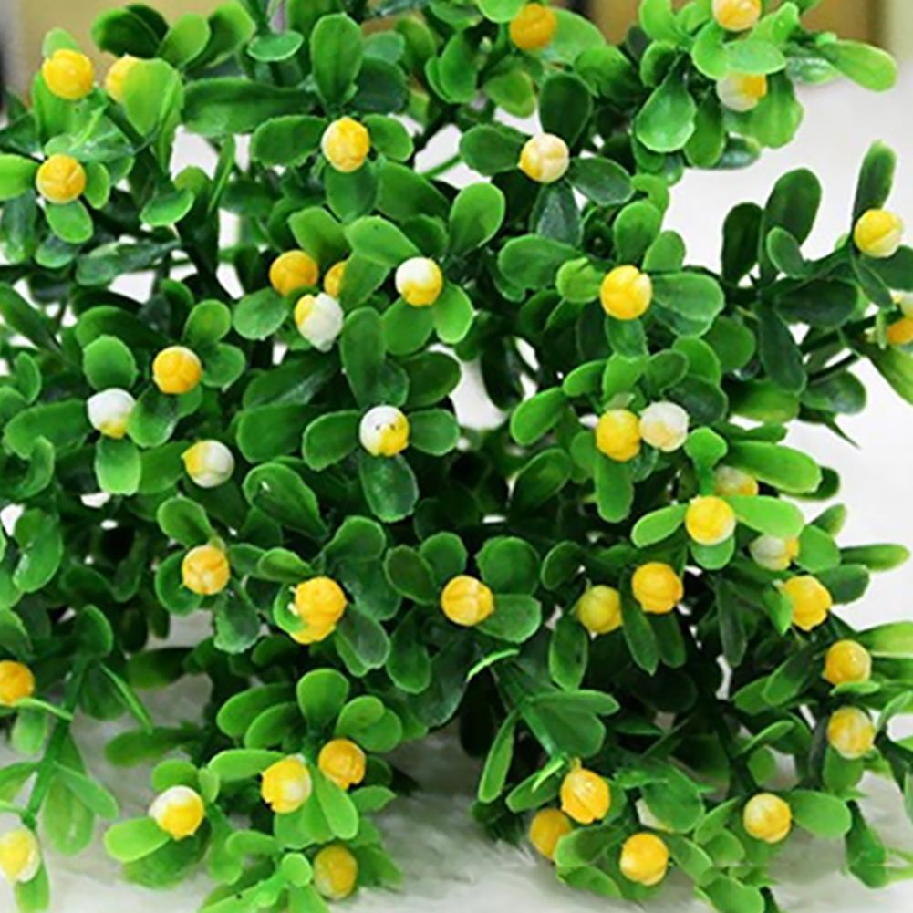Artificial Plant Vivid Realistic Appearance Photo Props Home Decoration Fake Greenery Grass Ivy Leaf Wreath Silk For Living Room