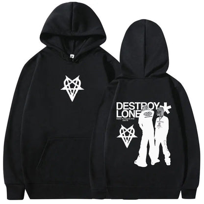 Men Fashion Hoodies Men Women Hooded Sweatshirts Fashion Hip Hop Casual Pullovers Autumn Boys Girls Black Streetwear Hoodie