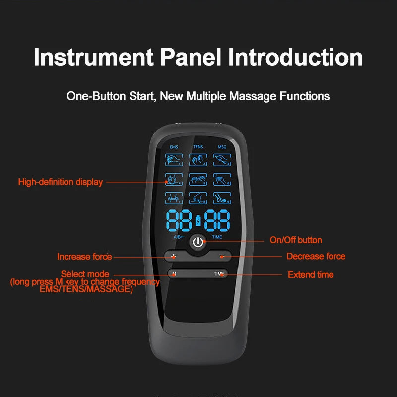 Physiotherapy Tens Muscle Stimulator Electric Acupuncture Body Massage Digital Slimming Machine Electro Stimulator