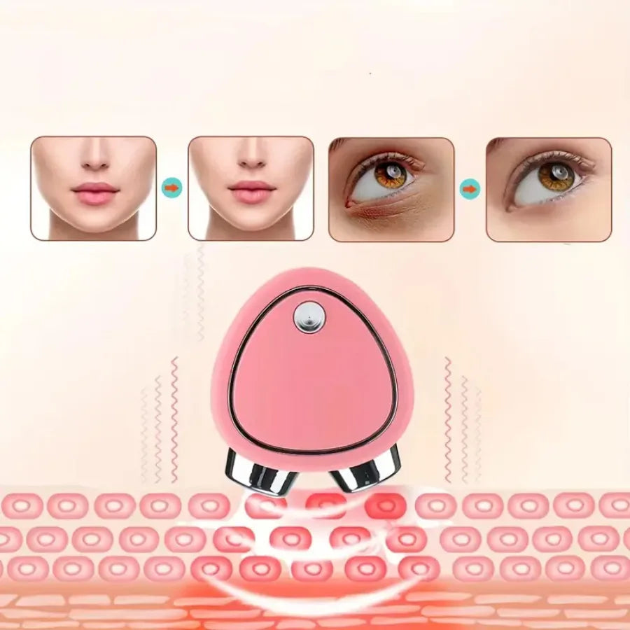 Levantamiento Facial Con Microcorriente Antiarrugas, Microcurrent Facial Device, Microcurrent Face Lift Machine, Dispositivo De