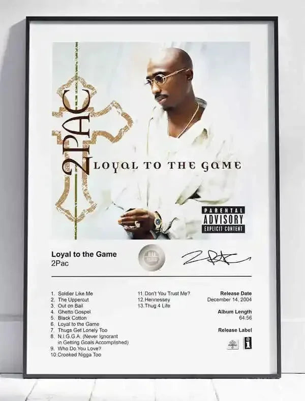 Canvas Painting Wall Art Music Album Cover Aesthetic Pictures Pop Hip Hop Rapper Tupac Posters For Room Modern Home Decor