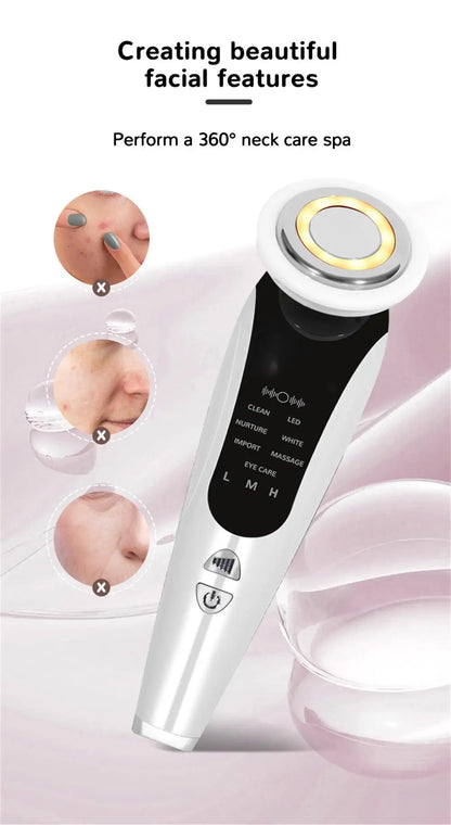 Facial Device Massager Machine Home Use Face Neck Skin Care Firming Equipment Tightening Rejuvenation Lifting Beauty Instrument