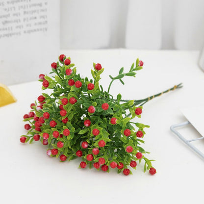 Artificial Plant Vivid Realistic Appearance Photo Props Home Decoration Fake Greenery Grass Ivy Leaf Wreath Silk For Living Room