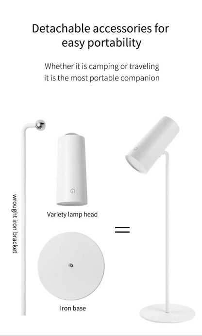 Sunset Eye Protection Table Lamp  USB Touch Dimming Reading Light for Study Flashlight Bedroom Bedside Decor Photo Desk Lamps