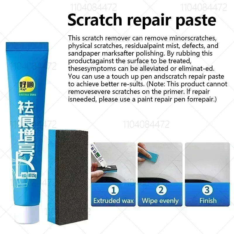 Car Paint Repair Pen Touch Up Scratch Remover DIY Auto Accessories White Grey Black Blue Red Silver For DR 5.0