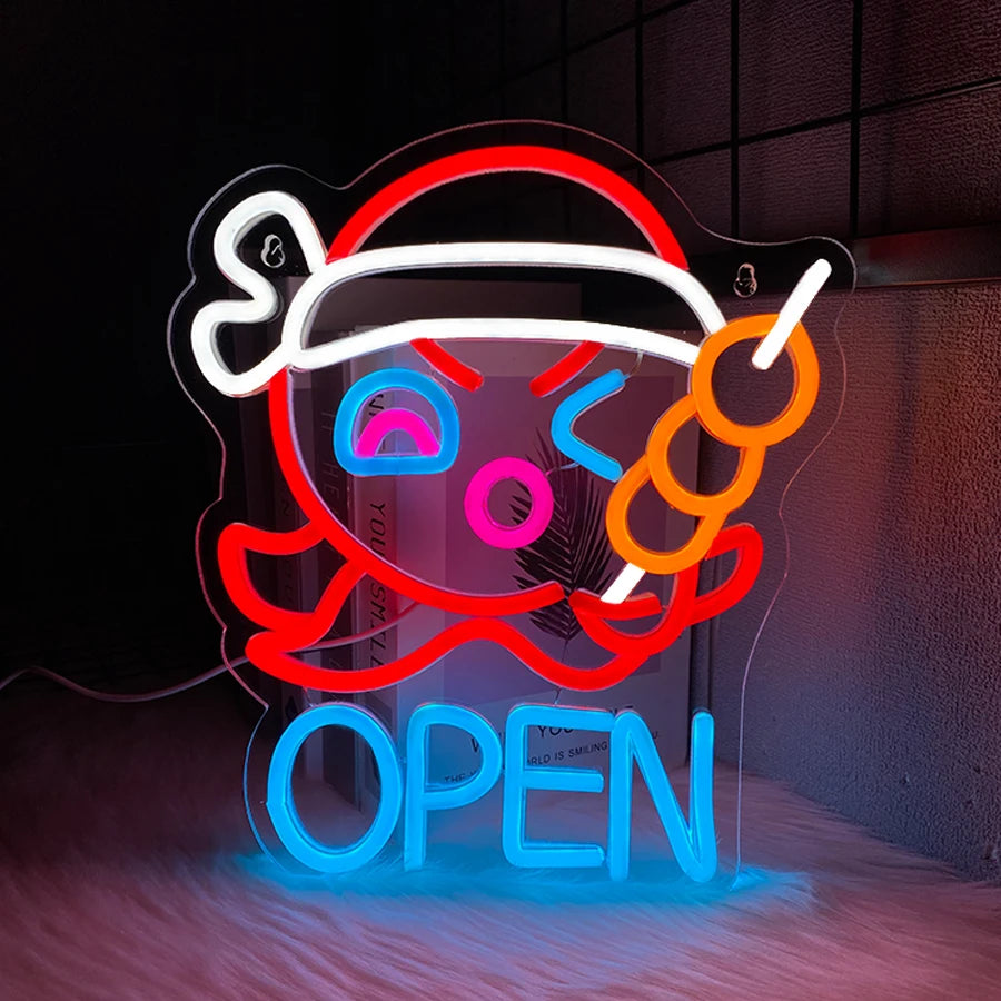 Gourmet Led Neon Sign, Used For Wall Business Decor, Usb Powered, Restaurant, Fast Food Restaurant, Shop Window Wall Lamp.