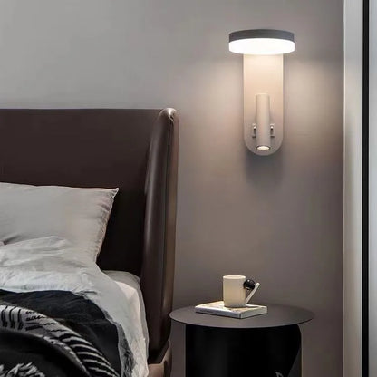 Nordic 12W LED Wall Light With USB Fast Charging  Modern Free Rotation Angle Wall Sconces for Bedroom Living Room Bedside