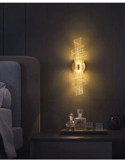 Nordic LED Wall Light Sconce Interior Lighting Lamps For Home Living Room Bedroom Study Corridor Decoration Bedside Wall Lamp