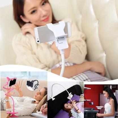 Universal Mobile Phone Bracket Clamp Bedside Desktop  Long Arm Lazy Person Phone Stands Support For iPhone Xiaomi Huawei Samsung