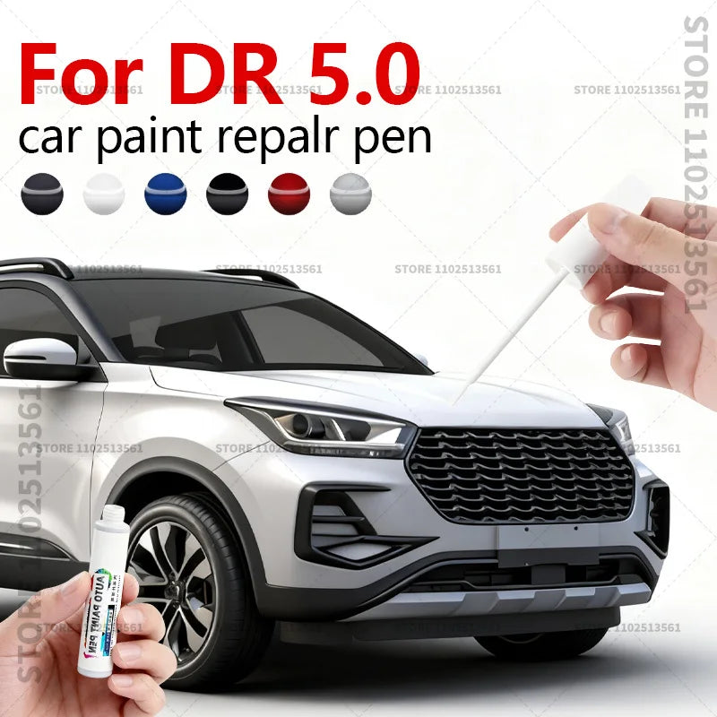 Car Paint Repair Pen Touch Up Scratch Remover DIY Auto Accessories White Grey Black Blue Red Silver For DR 5.0