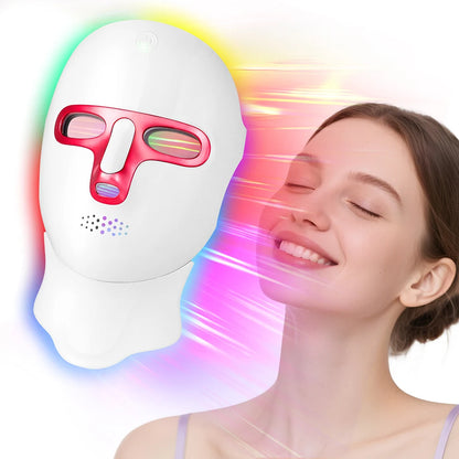 Wireless 7 Color LED Face Mask Portable Photon LED Facial Mask Anti Aging Repair Skin Face Lifting Skin Care Beauty Mask Tool