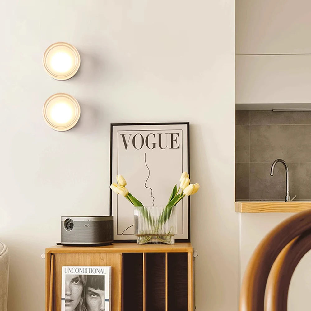 Nordic LED Wall Lamp Designer Small Wall Sconces Bedside Room Decor Light Living Room Hotel Aisle Smoke Grey Lighting Fixture